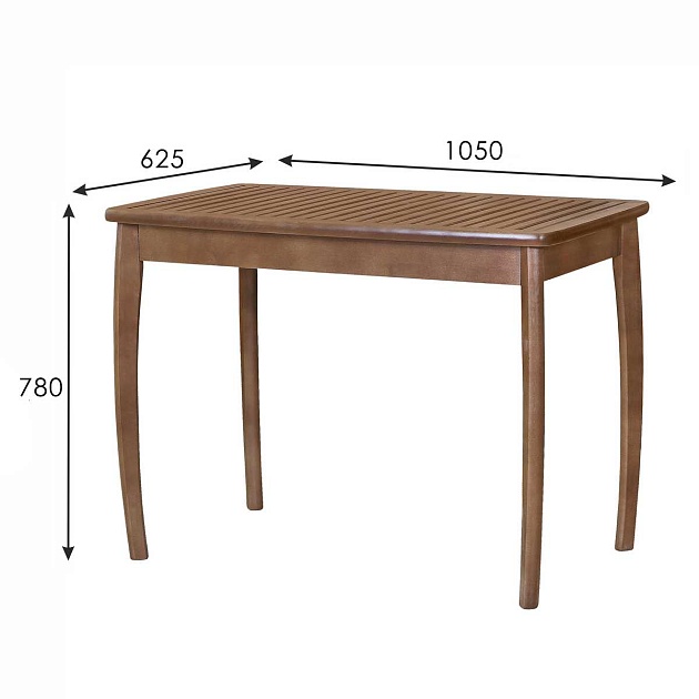 Кухонный стол Мебелик Массив 008434 изображение 3 Кухонный стол Мебелик Массив 008434 Фото № 3