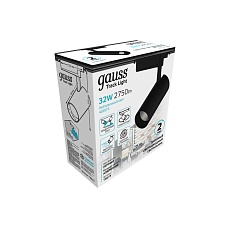 Трековый светодиодный светильник Gauss Track Light Led TR073 4