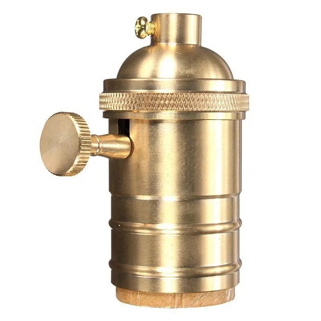 Ретро патрон E27 Золото Loft IT LD4002-9 изображение 1 Ретро патрон E27 Золото Loft IT LD4002-9 Фото № 1