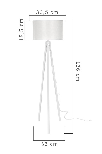 Торшер Toplight Sarah TL1618S-01WH изображение 4 Торшер Toplight Sarah TL1618S-01WH Фото № 4