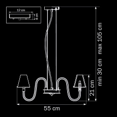 Подвесная люстра Lightstar Bianco 760086 1