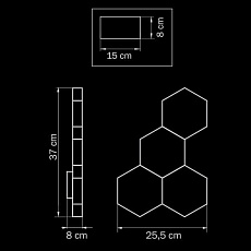 Настенный светильник Lightstar Favo 750644 1