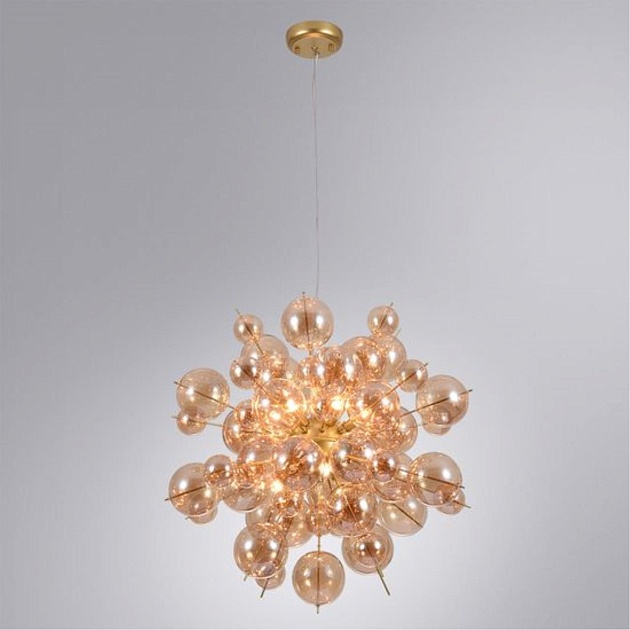 Подвесная люстра Arte Lamp Molecule A8313SP-9GO изображение 3 Подвесная люстра Arte Lamp Molecule A8313SP-9GO Фото № 3