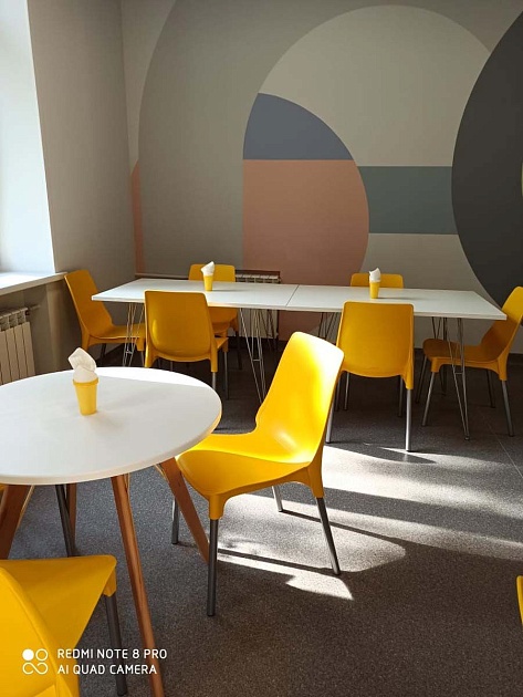 Офисный стул Sheffilton SHT-S75-1 желтый ral1021/хром лак 6778513805 Фото № 2