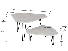 Журнальный стол Мебелик Тет-а-тет 006369 1