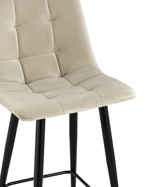 Полубарный стул Stool Group Джанго велюр бежевый vd-django-b5 Фото № 2