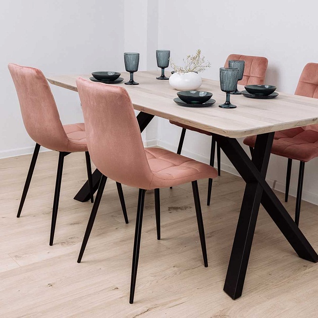 Кухонный стул AksHome Dallas розовый, велюр 68746 Фото № 6