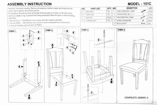 Кухонный стул Woodville Bert 11423 изображение 2 Кухонный стул Woodville Bert 11423 Фото № 2
