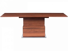 Стол-трансформер Levmar Slide D44/S95 миланский орех/ опоры сатинированная сталь 1513902513 1