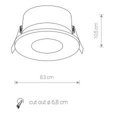 Встраиваемый светильник Nowodvorski Golf 8376 1
