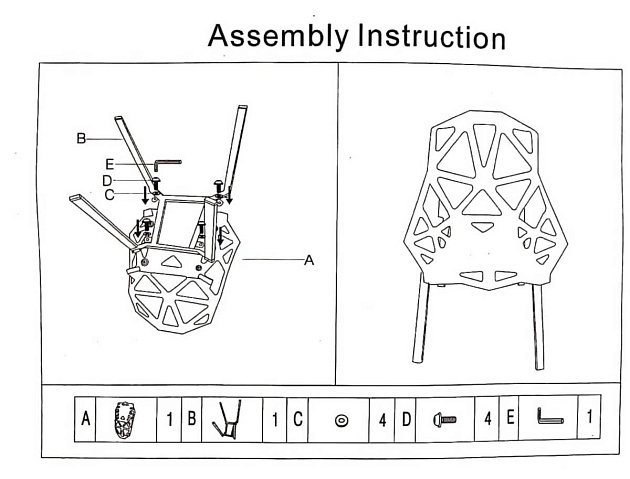 Кухонный стул Woodville One 11696 Фото № 2