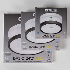 Потолочный светодиодный светильник Citilux Бейсик CL738180V 5