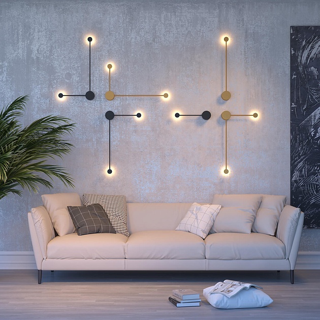 Настенный светодиодный светильник Odeon Light Hightech Satellite 3902/5WB Фото № 6