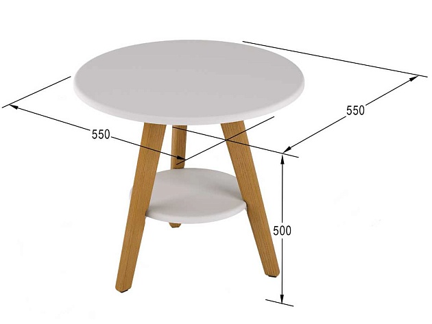 Журнальный стол Мебелик Хог 005553 изображение 3 Журнальный стол Мебелик Хог 005553 Фото № 3