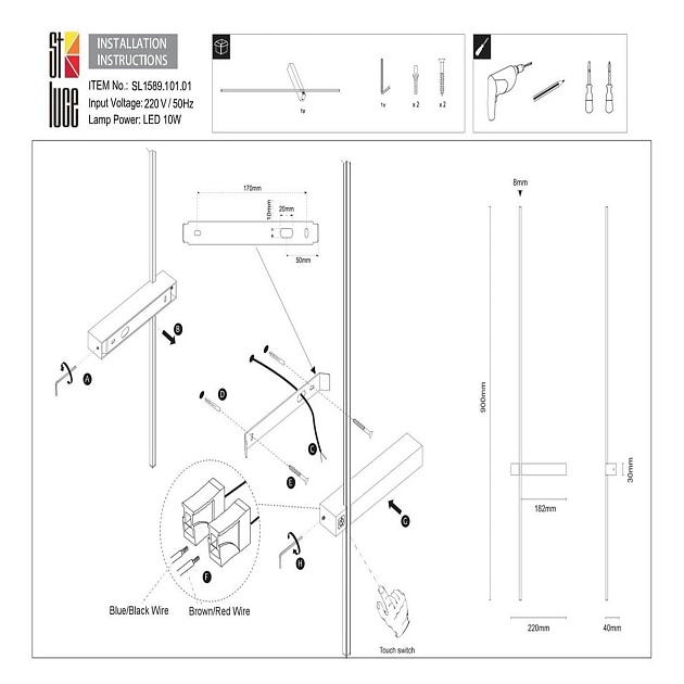 Бра ST Luce Astente SL1589.101.01 изображение 2 Бра ST Luce Astente SL1589.101.01 Фото № 2