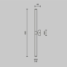 Подсветка для зеркал Maytoni Axis MOD106WL-L16G3K 2