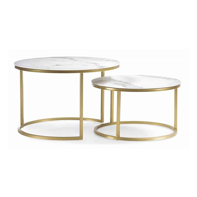 Комплект журнальных столиков Woodville Плумерия (2шт) 500008 изображение 1 Комплект журнальных столиков Woodville Плумерия (2шт) 500008 Фото № 1