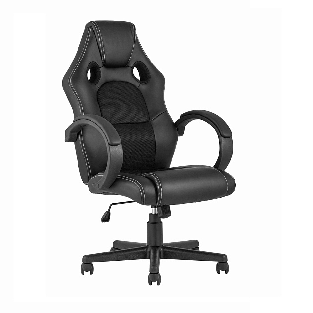 Игровое кресло TopChairs Renegade черное SA-3002 black изображение 1 Игровое кресло TopChairs Renegade черное SA-3002 black Фото № 1