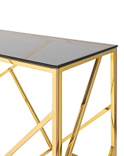 Консоль Stool Group АРТ ДЕКО 120х40 стекло smoke сталь золото ECST-015-TG-SK (120x40) 2
