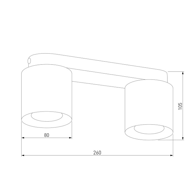 Потолочный светильник TK Lighting 6509 Vico Black Gold Фото № 2
