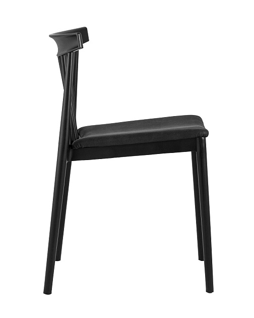 Кухонный стул Stool Group Ranch с мягким сиденьем черный 8305 black Фото № 3