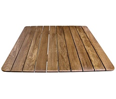 Кухонный стол Sheffilton SHT-TU34-P/80/80 ДУБ черный муар/дуб браш.коричневый 4082442101 1