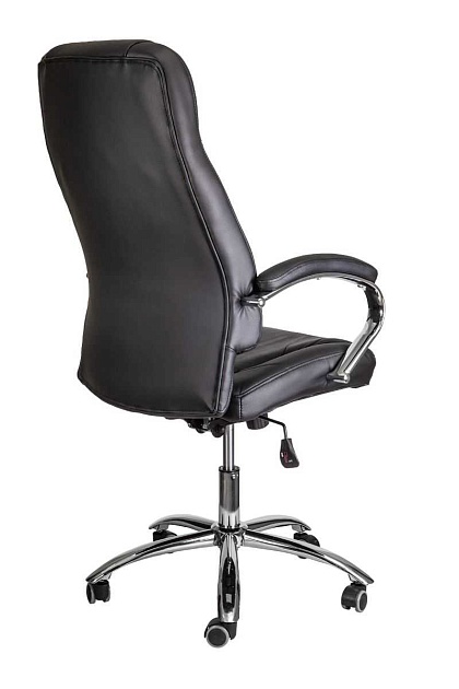 Кресло руководителя AksHome King чёрный, натуральная кожа 64406 изображение 4 Кресло руководителя AksHome King чёрный, натуральная кожа 64406 Фото № 4