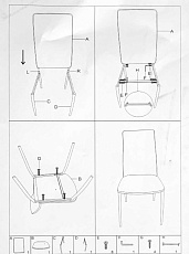 Кухонный стул Woodville Tod 15360 1