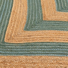 Ковер Tkano из джута с вставками зеленого цвета из коллекции Ethnic, 160х230 см TK22-DR0021 3