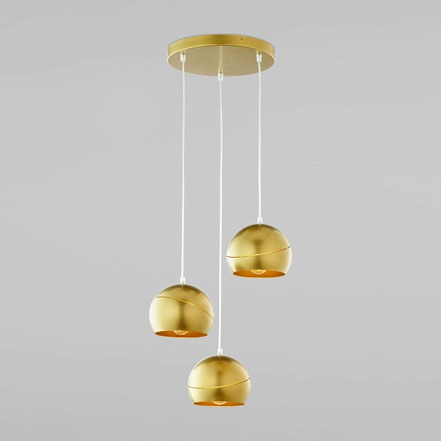 Подвесная люстра TK Lighting 3448 Yoda Gold Фото № 1