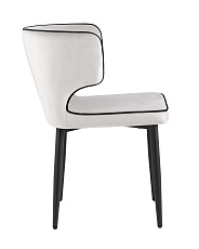 Кухонный стул Stool Group Матео с кантом велюр светло-серый MC110 KD HLR-13/HLR-66 edge 3