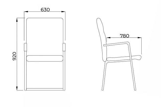 Офисный стул AksHome Oscar коричневый, экокожа, цвет каркаса хром 70057 изображение 3 Офисный стул AksHome Oscar коричневый, экокожа, цвет каркаса хром 70057 Фото № 3
