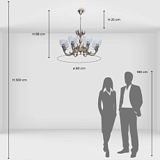 Подвесная люстра MW-Light Аманда 481011608 2