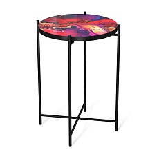 Журнальный стол Sheffilton SHT-CT8-3 амарантовый/черный муар 5093730101