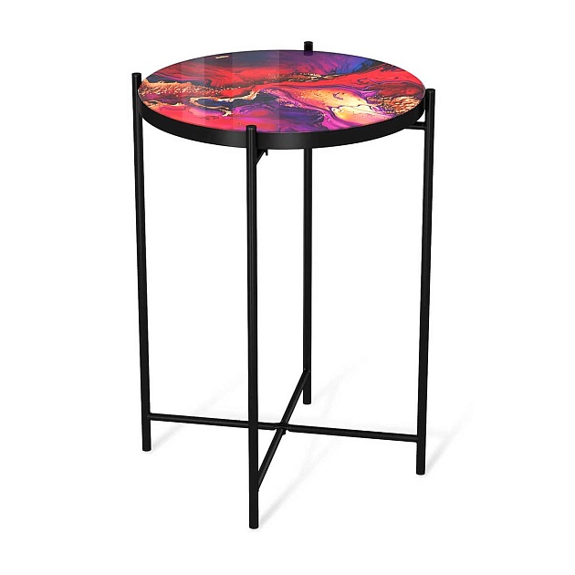 Журнальный стол Sheffilton SHT-CT8-3 амарантовый/черный муар 5093730101 изображение 1 Журнальный стол Sheffilton SHT-CT8-3 амарантовый/черный муар 5093730101 Фото № 1