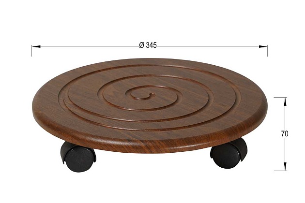 Подставка для цветов Мебелик Спираль (2шт) 004712 Фото № 3