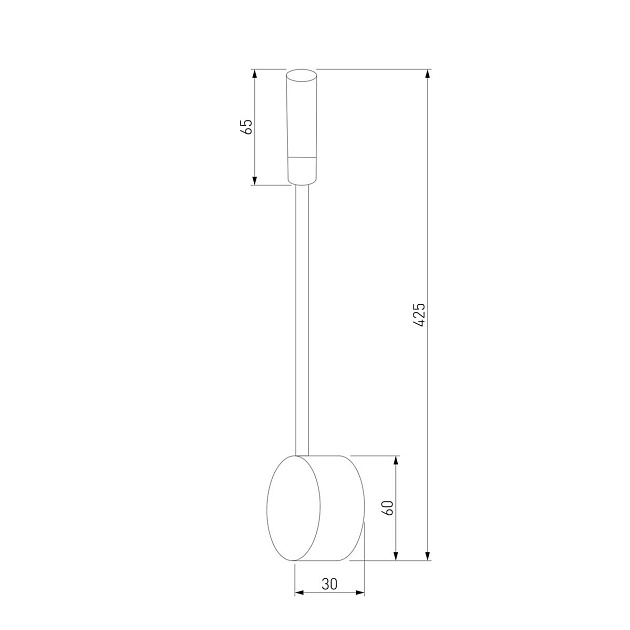 Бра Elektrostandard Bard 40117/Led черный a058941 Фото № 4