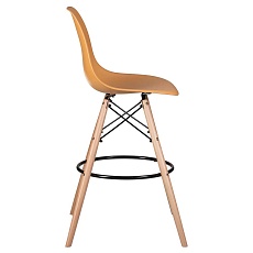 Стул барный DOBRIN DSW BAR (ножки светлый бук, цвет персиковый (NX-Y-06)) 638GPP-LMZL DSW BAR 3