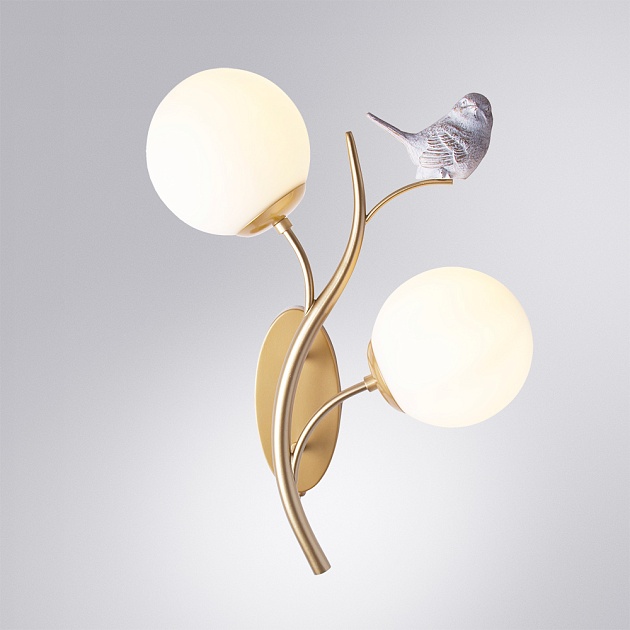 Бра Arte Lamp Camomilla A9712AP-2SG изображение 3 Бра Arte Lamp Camomilla A9712AP-2SG Фото № 3