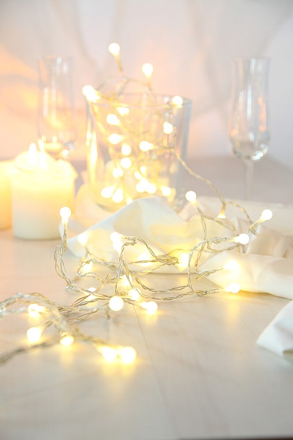 Светодиодная гирлянда Globo белая 230V 29953-20 изображение 3 Светодиодная гирлянда Globo белая 230V 29953-20 Фото № 3