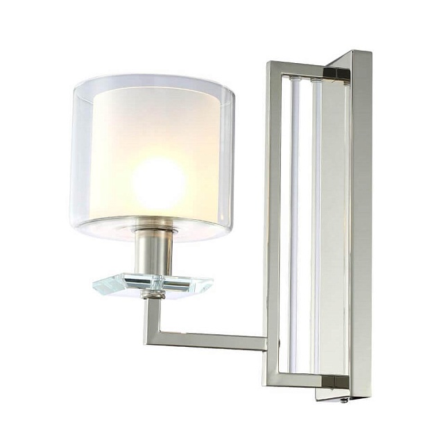 Бра Crystal Lux Nicolas AP1 Nickel/White Фото № 4