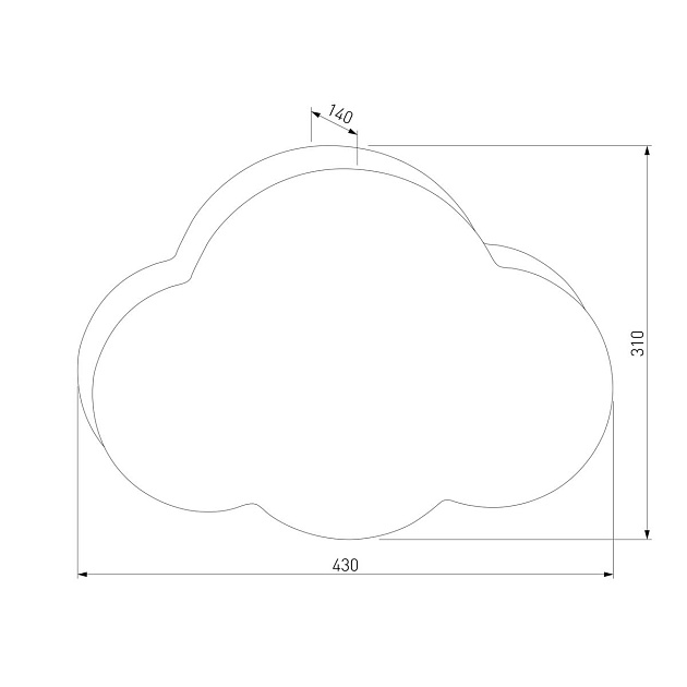 Настенный светильник TK Lighting 10006 Cloud изображение 2 Настенный светильник TK Lighting 10006 Cloud Фото № 2