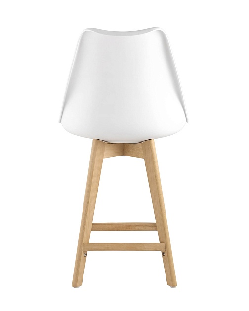 Полубарный стул Stool Group Frankfurt белый Y815A-65CM white изображение 3 Полубарный стул Stool Group Frankfurt белый Y815A-65CM white Фото № 3