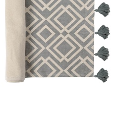 Ковер Tkano из хлопка с этническим узором Ромбы и кисточками из коллекции Ethnic, 200х300 см TK20-DR0025 3