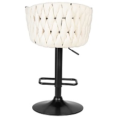 Стул барный DOBRIN LEON (кремовая ткань (LAR 275-33)) 9690-LM LEON 1