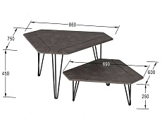 Журнальный стол Мебелик Тет-а-тет 006368 2