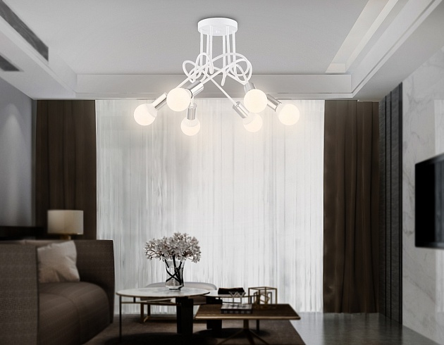 Потолочная люстра Ambrella light Traditional Loft TR80417 изображение 8 Потолочная люстра Ambrella light Traditional Loft TR80417 Фото № 8