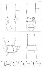 Кухонный стул Woodville Tod 15361 1