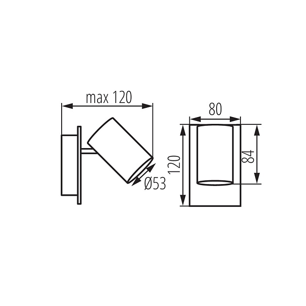 Спот Kanlux EVALO EL-1I W-SR 35690 Фото № 3