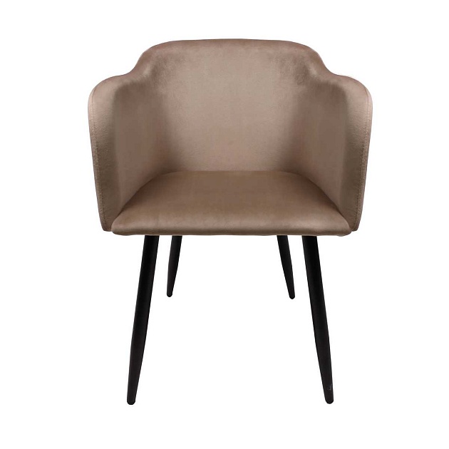 Кресло AksHome Orly бежевый, велюр 67637 Фото № 4